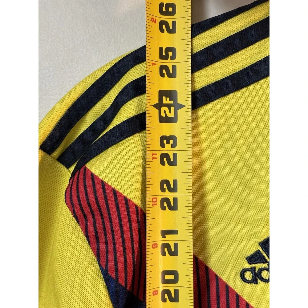 Adidas Colombia National Team Soccer Futbol Jersey Yellow Size S World Cup